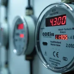 Cyfrowy licznik prądu G11 z odczytem 4.300. Pozwala to łatwo sprawdzić zużycie energii.