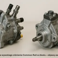 Dwie pompy Common Rail. Zapowietrzona pompa co objawy to m.in. nierówna praca silnika, problemy z rozruchem, gaśnięcie.