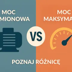 Moc znamionowa silnika kontra moc maksymalna. Poznaj różnice między nimi, aby wybrać najlepsze rozwiązanie.