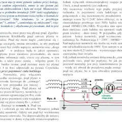 Schemat elektryczny pokazujący obwód prądowy z neonówką, gdzie napięcie międzyfazowe jest kluczowe dla jej działania.