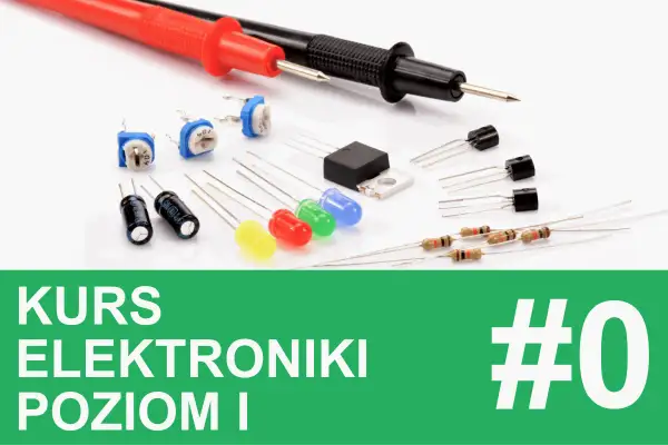 Zestaw elementów elektronicznych: rezystory, kondensatory, diody LED, tranzystory i potencjometry. Idealne do kursu elektryka od podstaw.