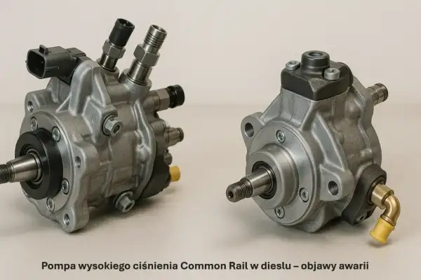 Dwie pompy Common Rail. Zapowietrzona pompa co objawy to m.in. nierówna praca silnika, problemy z rozruchem, gaśnięcie.