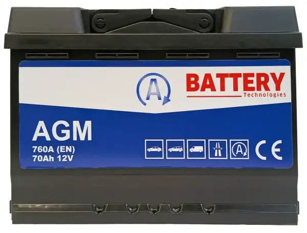 Akumulator AGM 70Ah 12V 760A (EN) od Battery Technologies. Dowiedz się, co to akumulator AGM.