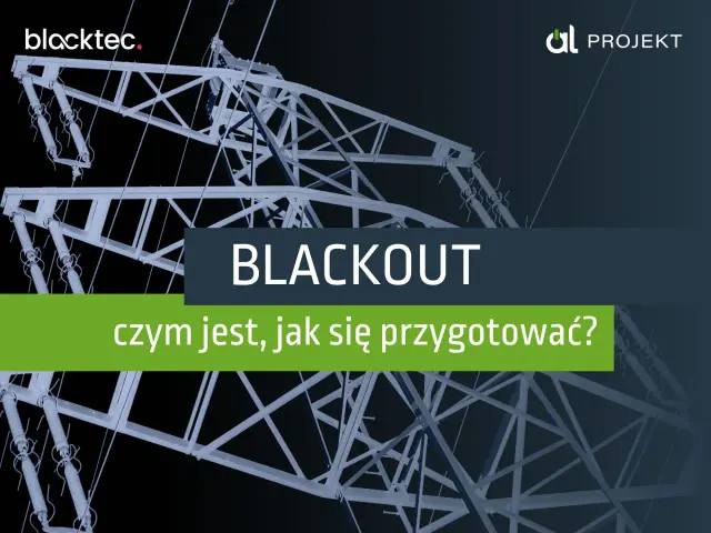 Co to blackout? Dowiedz się, czym jest i jak się przygotować na przerwę w dostawie prądu. Zdjęcie przedstawia linie energetyczne.